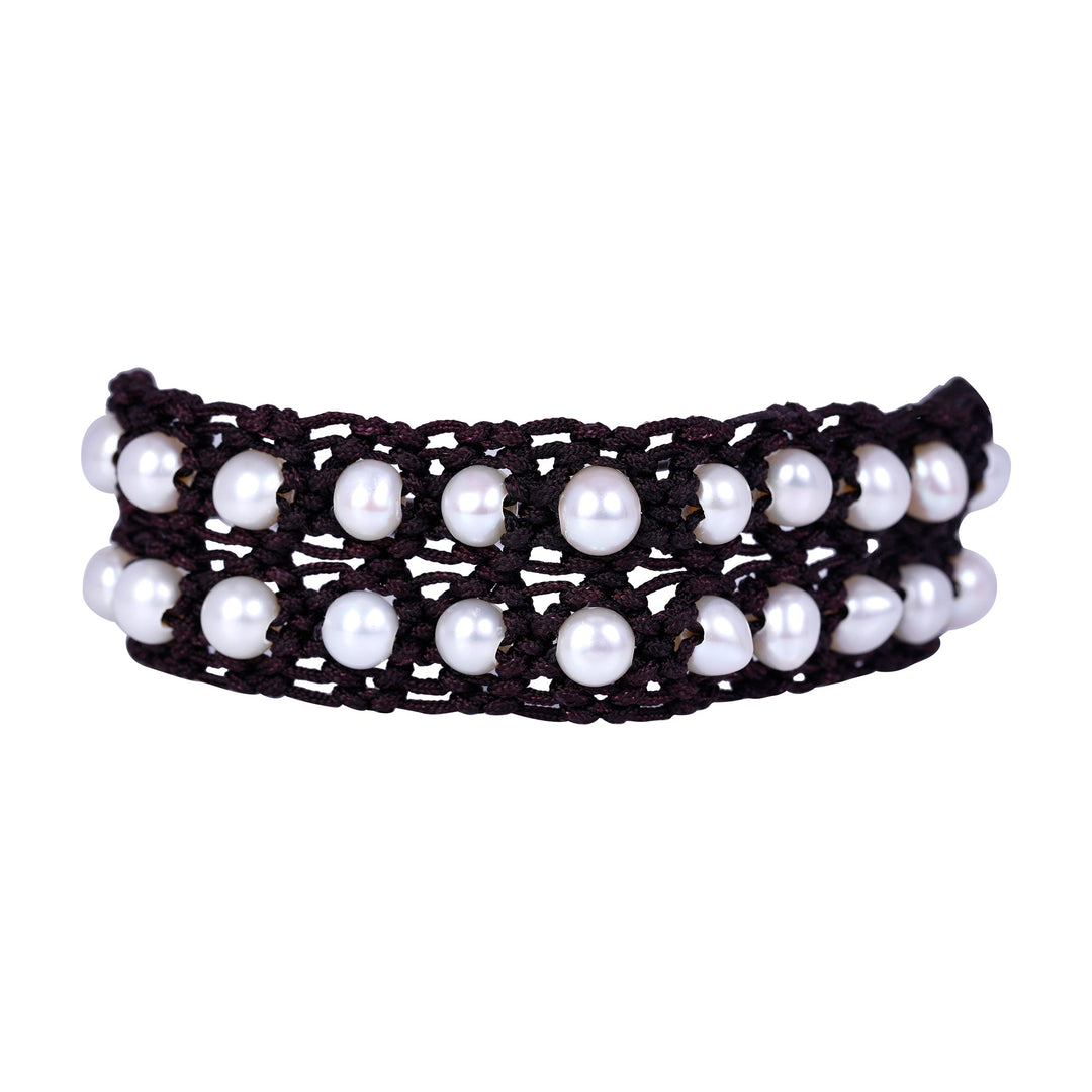Pearl Bracelet in Net design BL328