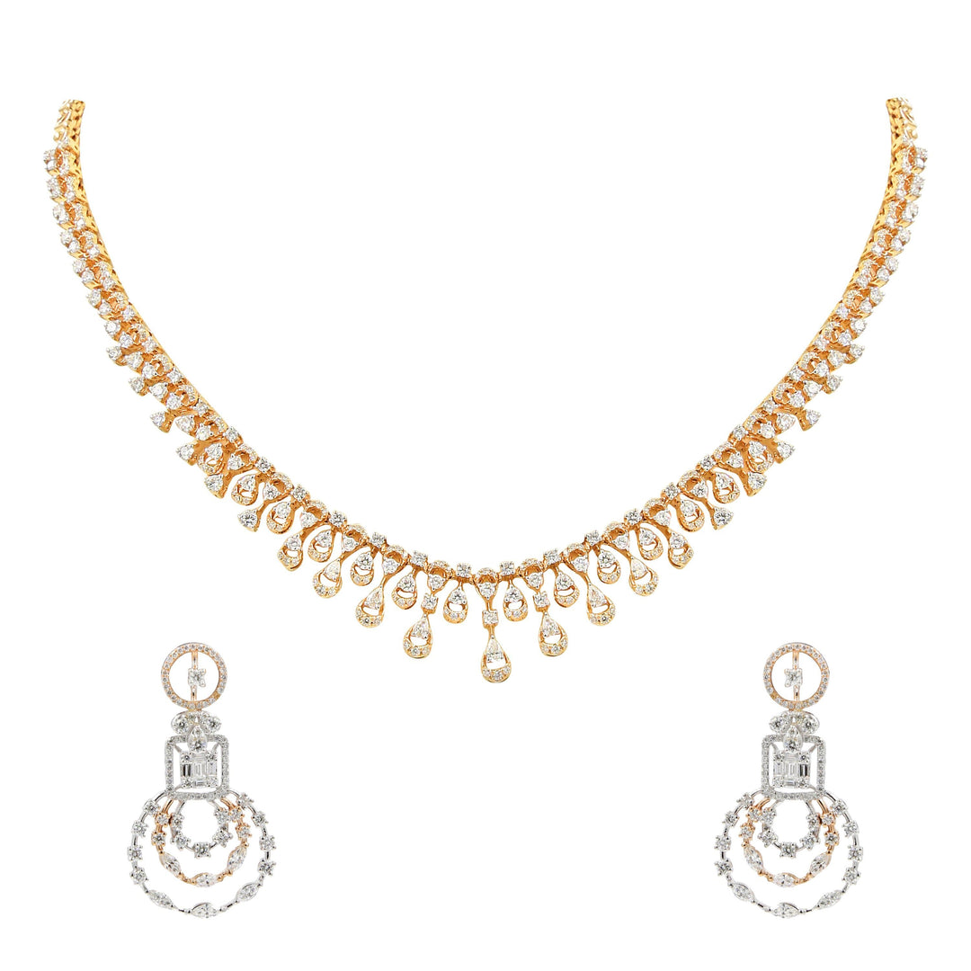 Diamond Set -GSD0167 KrishnaPearlsandJewellers