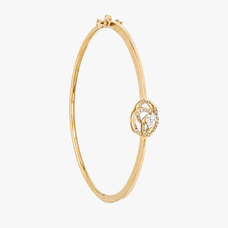 Gold Bracelet Diamond  Yellow Gold
