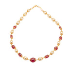 Load image into Gallery viewer, GOLD RUBY SOUTH SEA CHAIN - GCSS412
