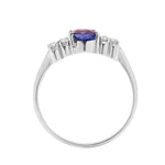 Load image into Gallery viewer, GOLD BLUE SAPPHIRE DIAMOND RING - GRBS138