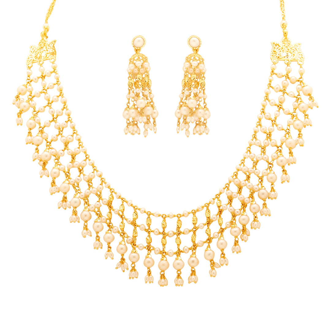 GOLD PEARL HALF-SET - GSP0419