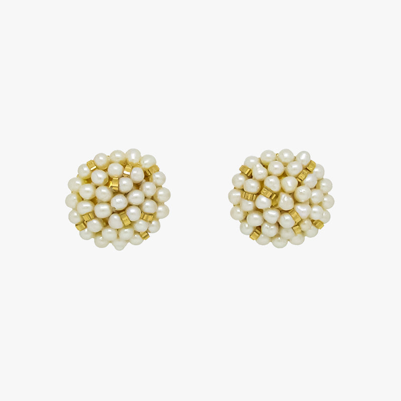 Gold Tops White Pearl Doppa Yellow Gold GTWS197
