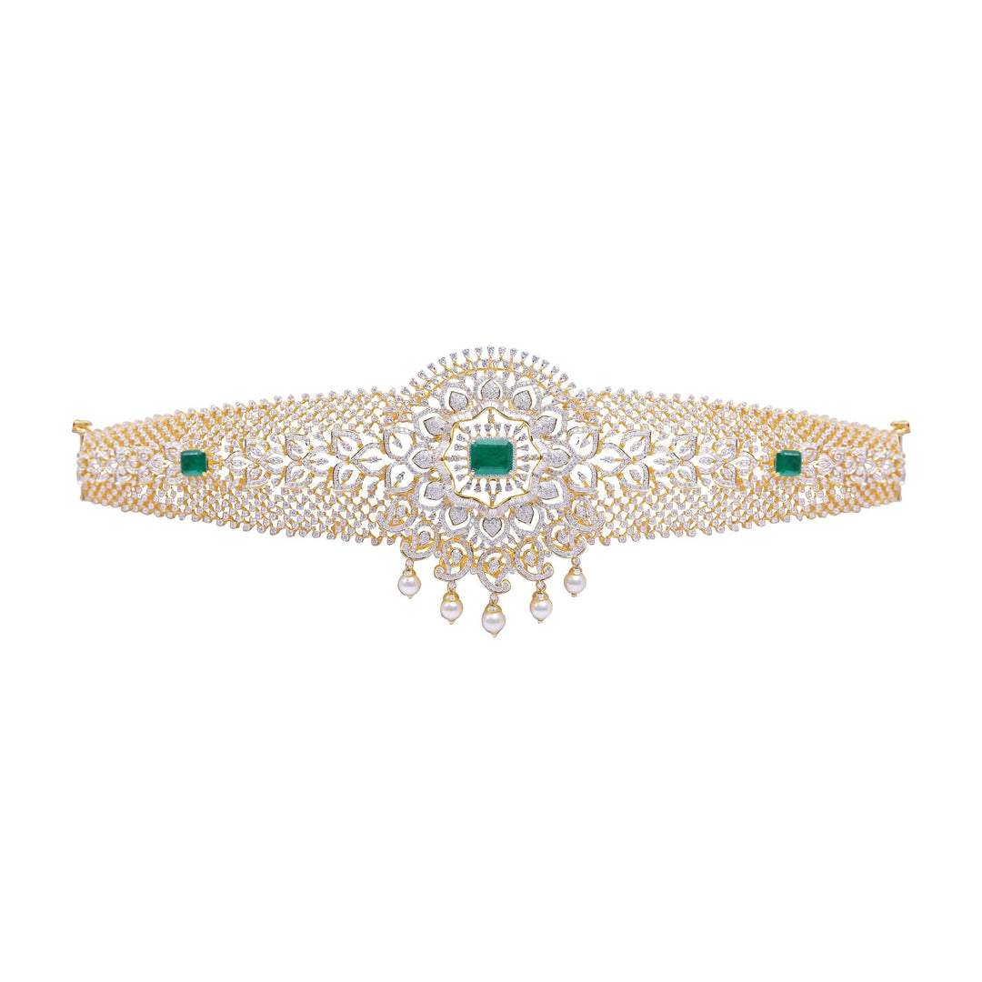 Gold Vaddanam -VD17096 KrishnaPearlsandJewellers