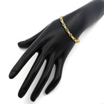 Load image into Gallery viewer, Gold with Diamond and Emerald Bangles - GNE0028 KrishnaPearlsandJewellers
