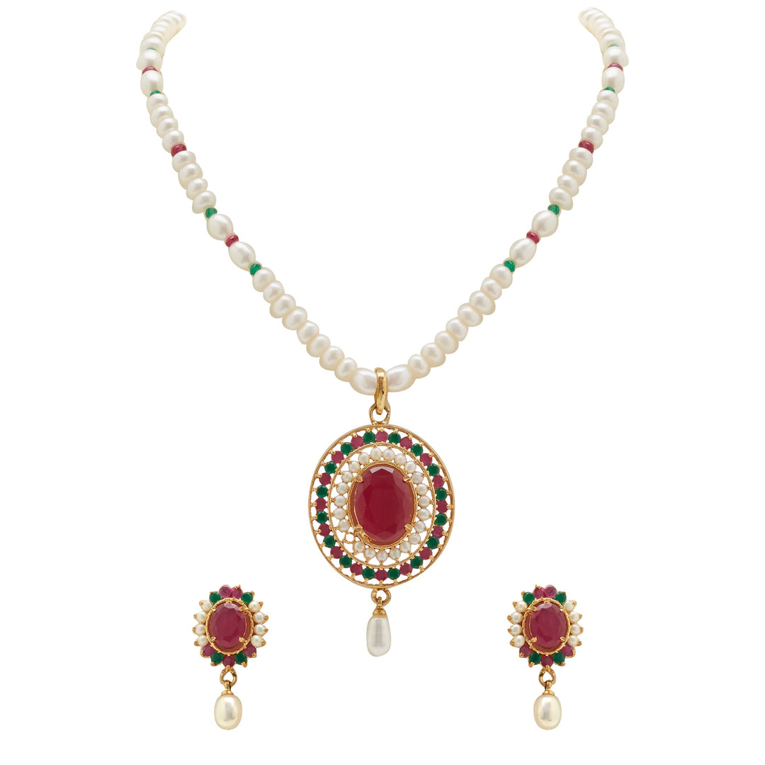 Pearl -MultiStones set -H2797