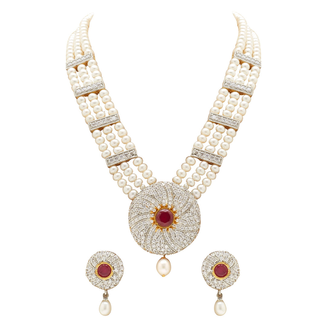 Pearl -Multi Stones set -H2929