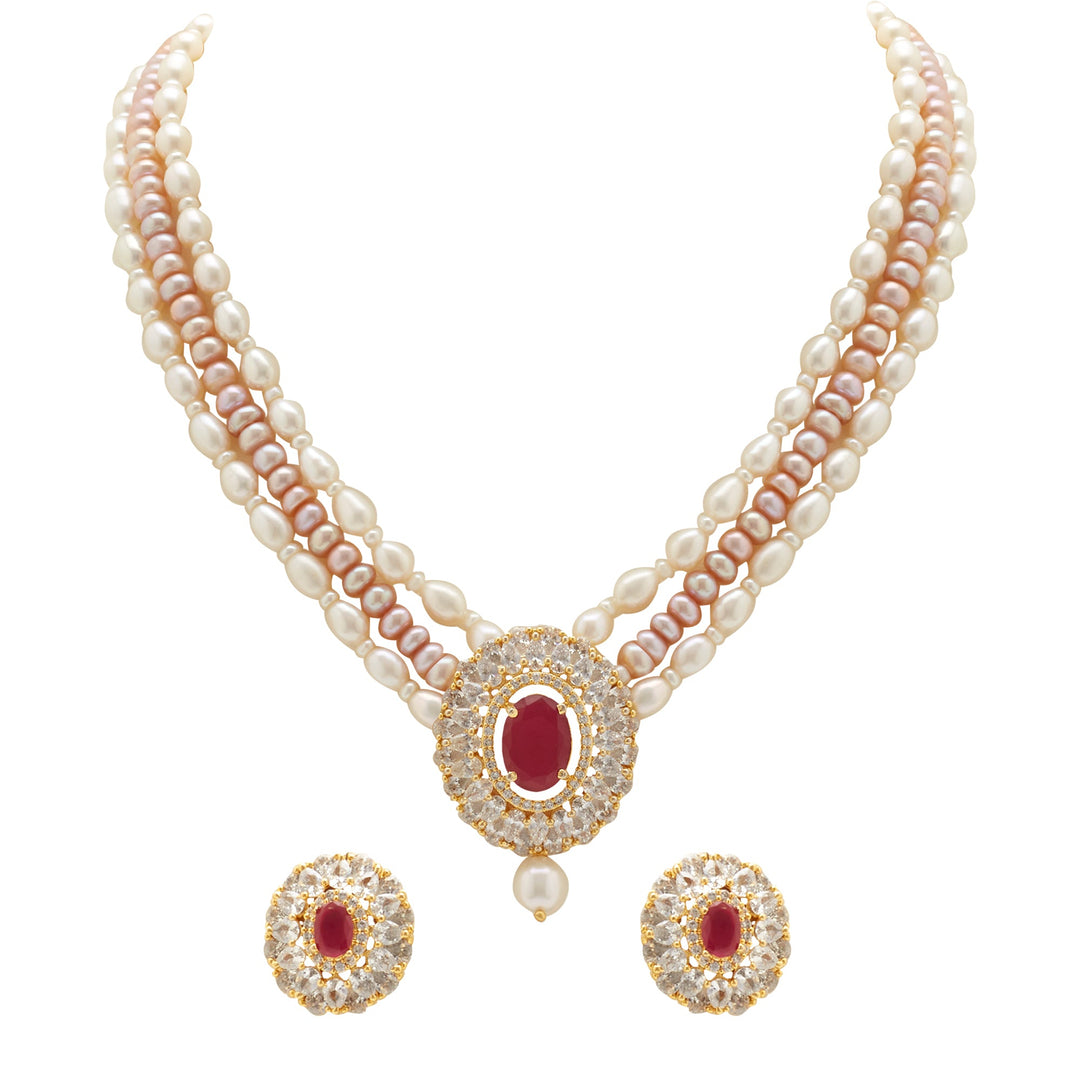 Pearl -Multi Stones set -H2978
