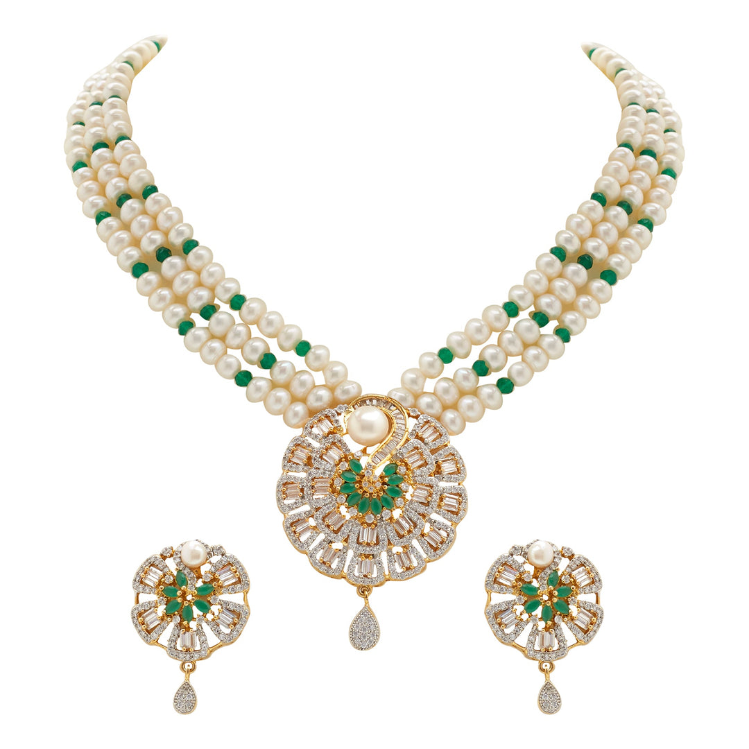 Pearl -Multi Stones set -H3068