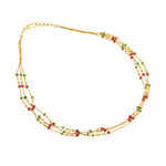 Load image into Gallery viewer, GOLD MULTI STONE PEARL CHAIN - GCP1076