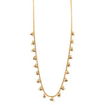 Load image into Gallery viewer, GOLD MULTI STONE PEARL CHAIN - GCPS011