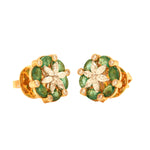 Load image into Gallery viewer, GOLD EMERALD DIAMOND TOPS - GTE0617