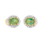 Load image into Gallery viewer, GOLD EMERALD DIAMOND TOPS - GTE0049