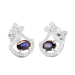 Load image into Gallery viewer, GOLD BLUE SAPPHIRE DIAMOND TOPS - GTBS307