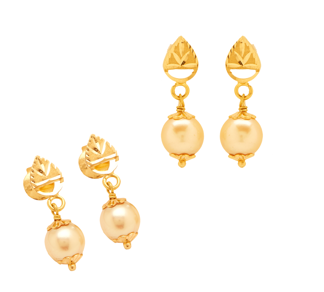 GOLD CULTURE PEARL TOPS - GTCU090