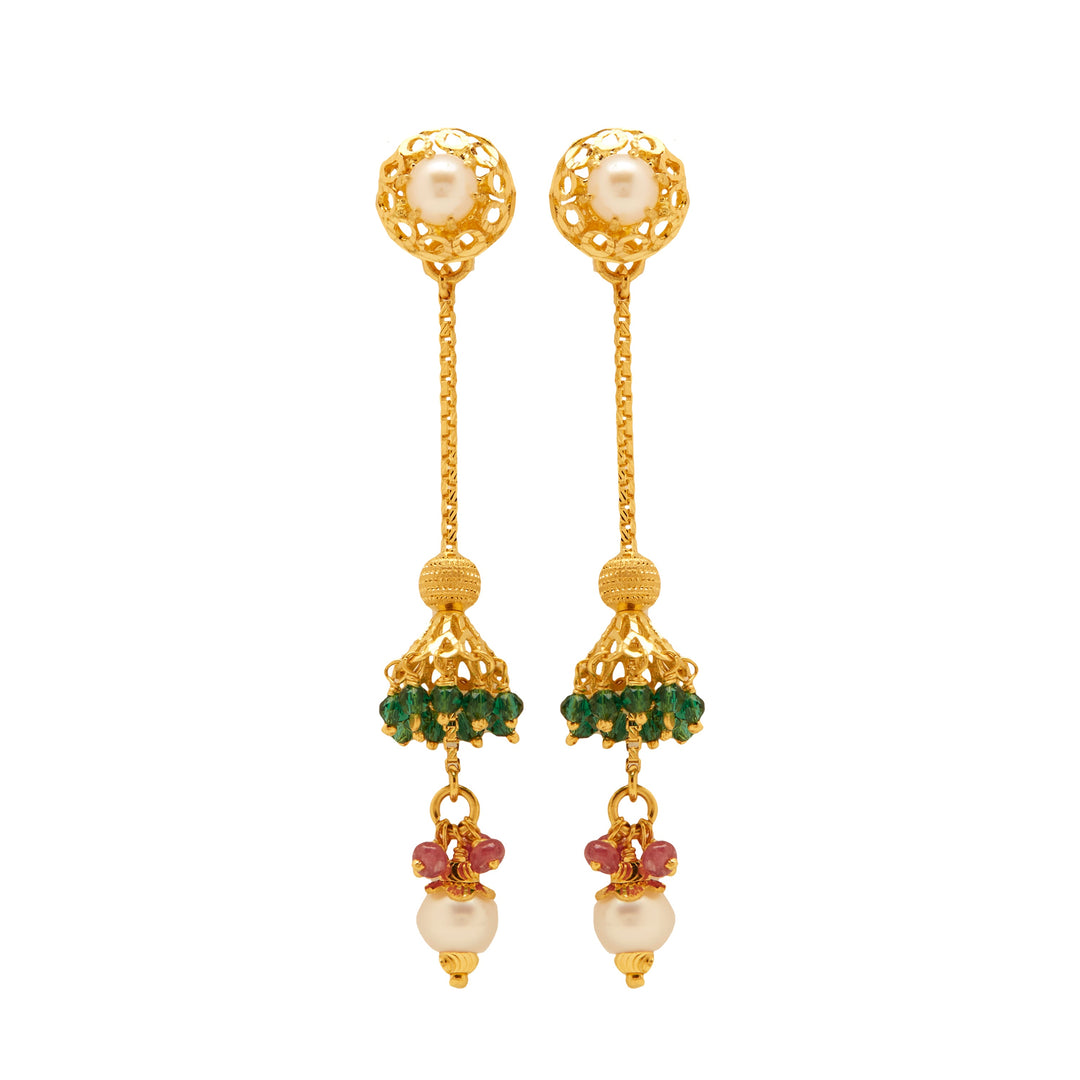 GOLD BEADS PEARL TOPS - GTP2109