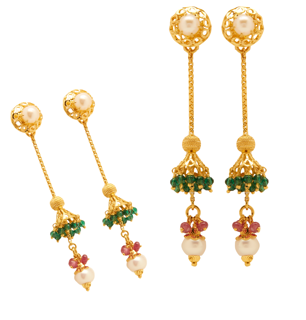 GOLD BEADS PEARL TOPS - GTP2109