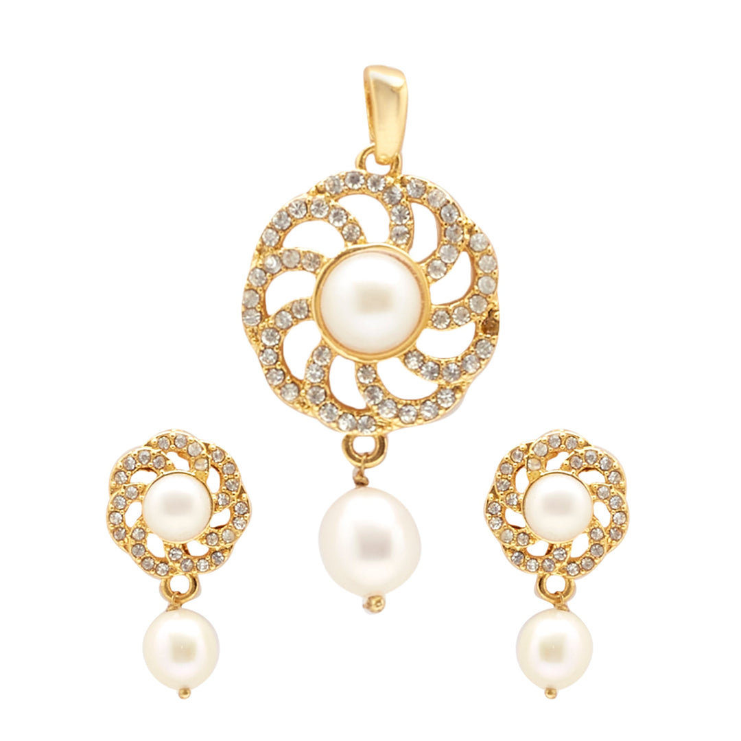 Drop Pearls -Pendant -Earrings -P0694