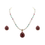 Load image into Gallery viewer, Pearls -MultiStones Chain -H2796 KrishnaPearlsandJewellers