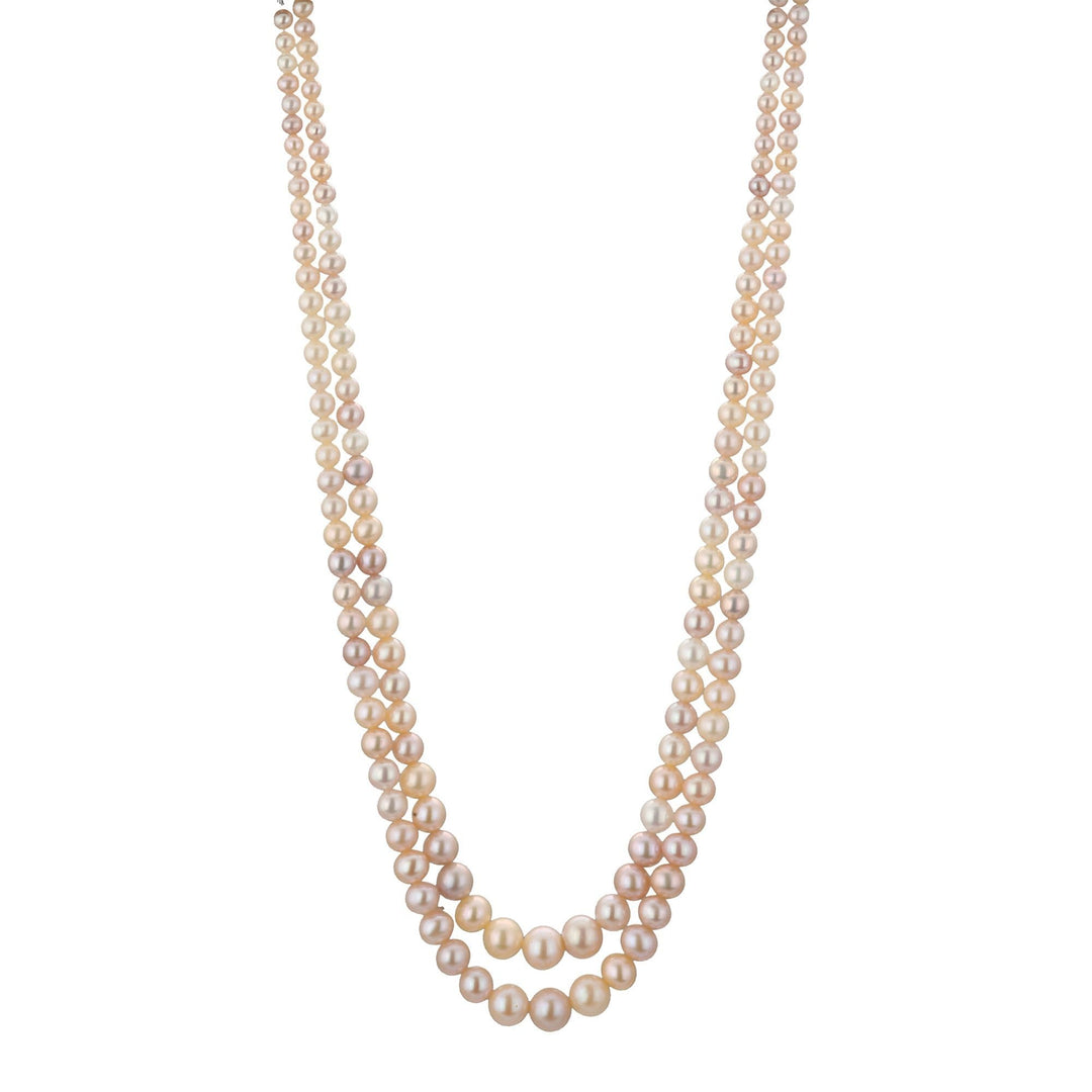 Pink -Rounded Pearl -String -S1377 KrishnaPearlsandJewellers