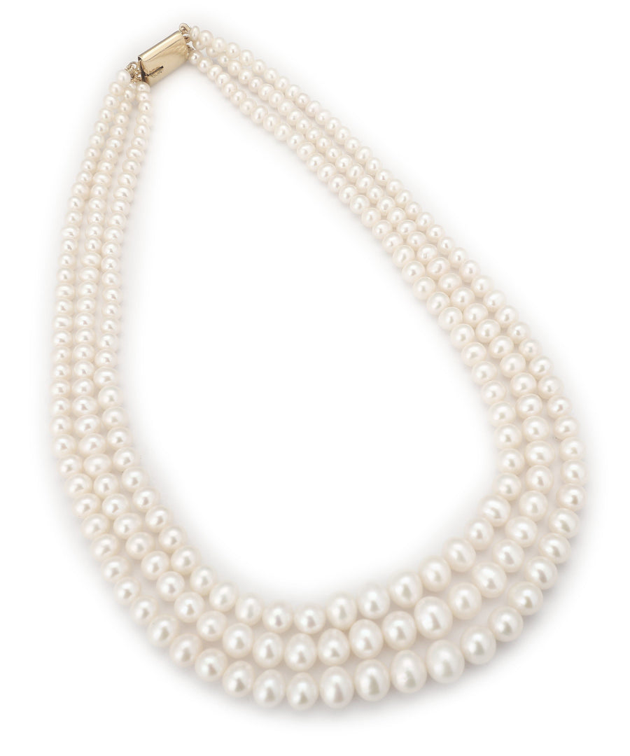 Round Pearls -String -S1108 KrishnaPearlsandJewellers