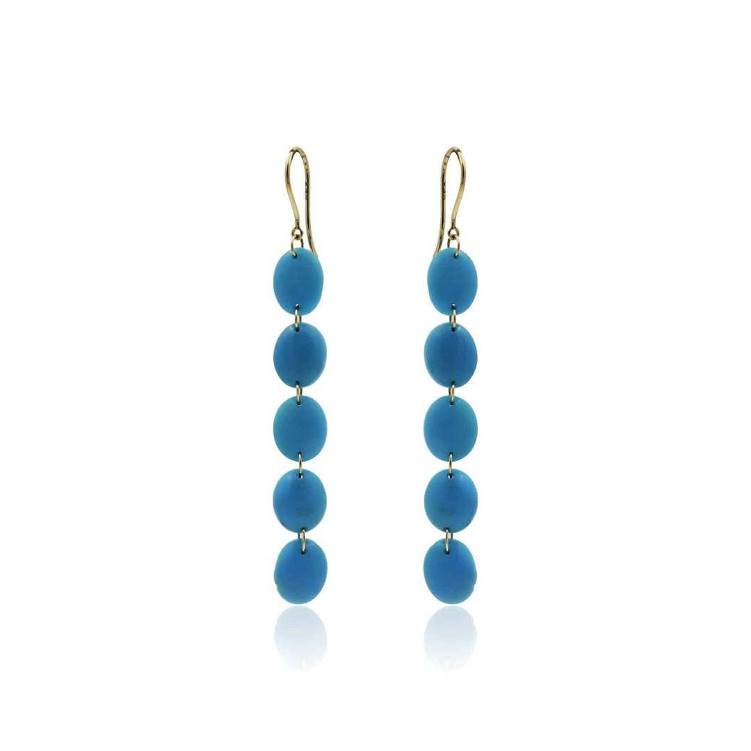 Semiprecious -Earrings -GTSP622 KrishnaPearlsandJewellers