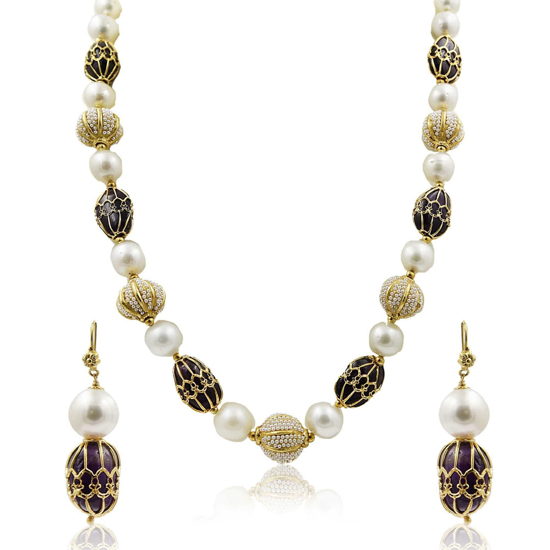 South Sea Pearl -Necklace -H2896 KrishnaPearlsandJewellers