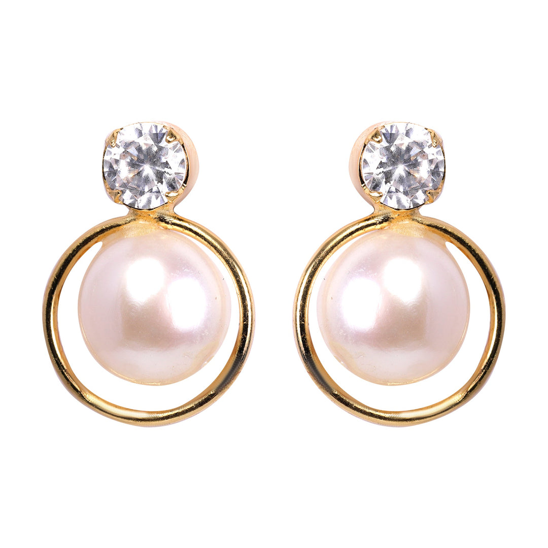 Pearl earrings T3723 stud type
