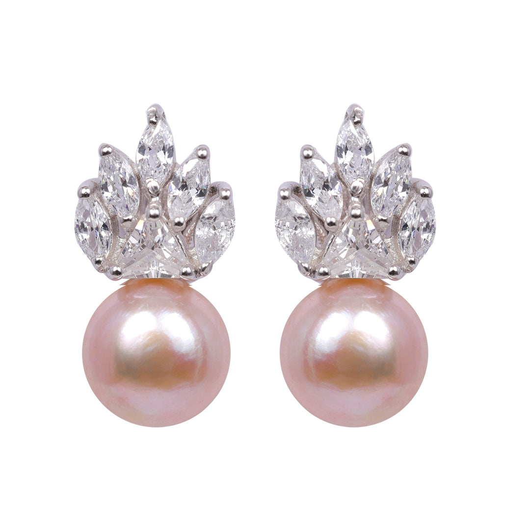 Pink Pearl Earrings T4217