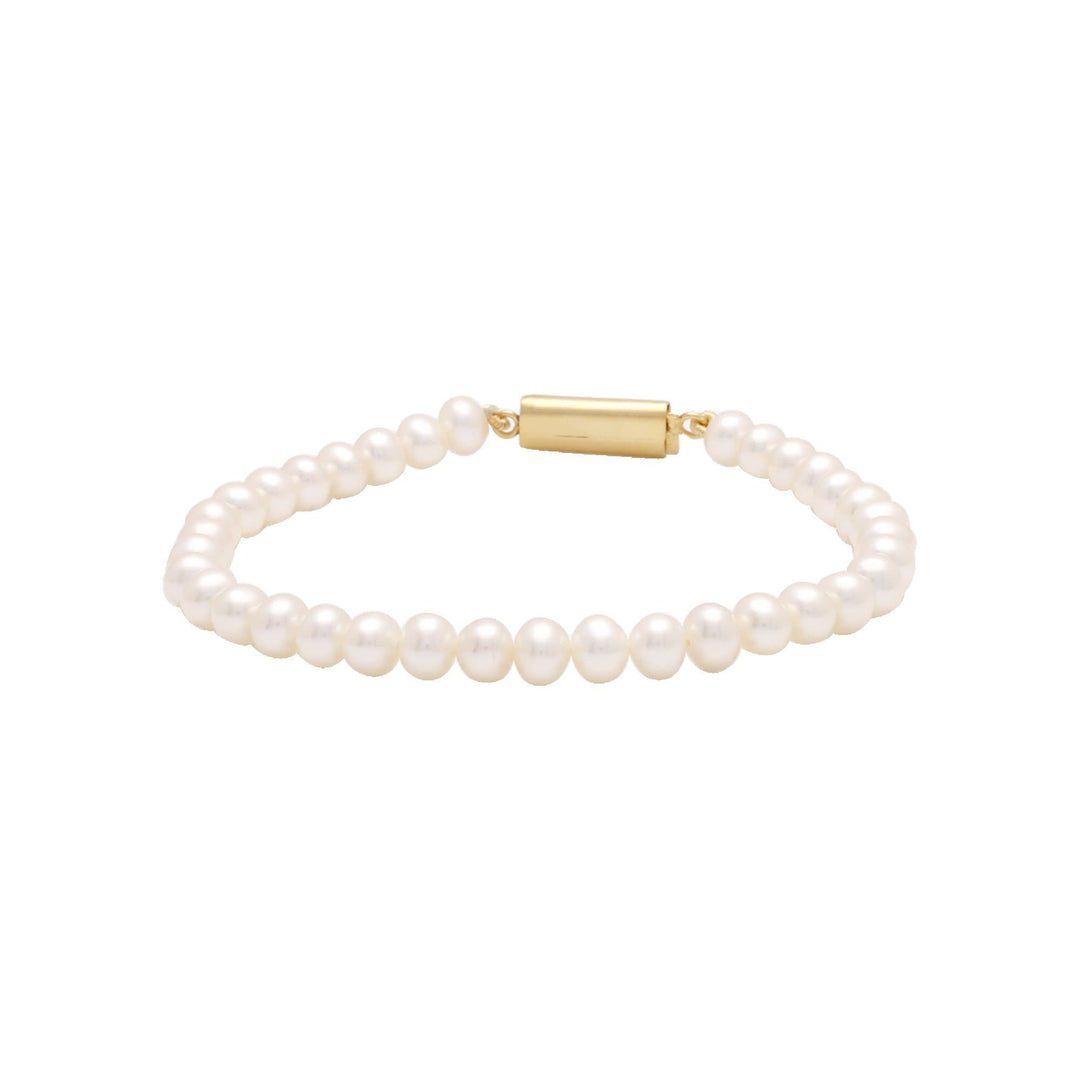 White Seed Pearl Bracelet -BR012 KrishnaPearlsandJewellers